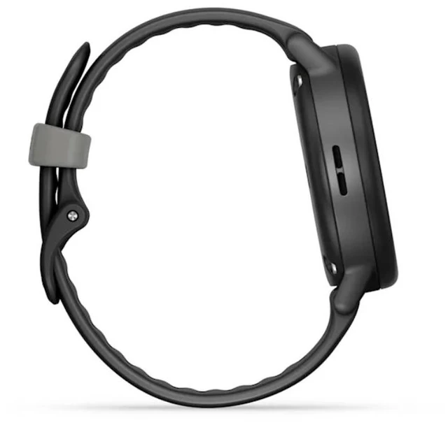 Alt view image 6 of 7 - Garmin Bounce 2, Kids Smartwatch, Slate Gray, Microfiber Cleaning Cloth
