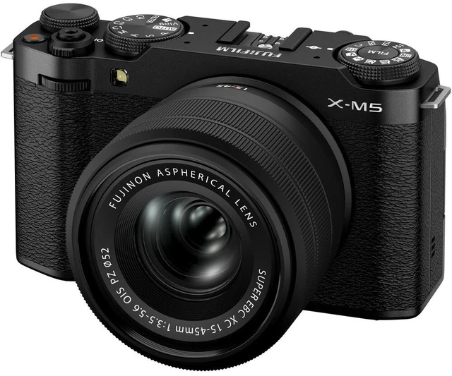 Alt view image 7 of 7 - Fujifilm X-M5 Mirrorless Camera + XC 15-45mm f/3.5-5.6 OIS Lens+Rode Microphone