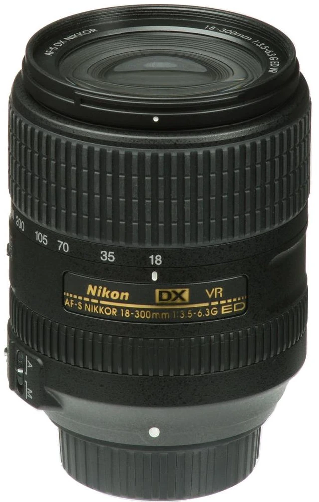 Alt view image 6 of 7 - Nikon AF-S DX NIKKOR 18-300mm f/3.5-6.3G ED VR Lens (2216) + Filter Kit + Cap Keeper Bundle (International Version)