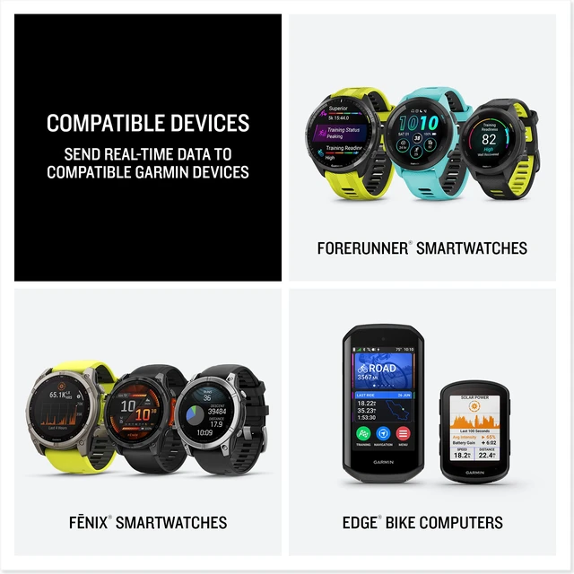 Alt view image 6 of 7 - Garmin HRM 600 Chest Strap Heart Rate Monitor, XS-S , P-Bank , Bundle