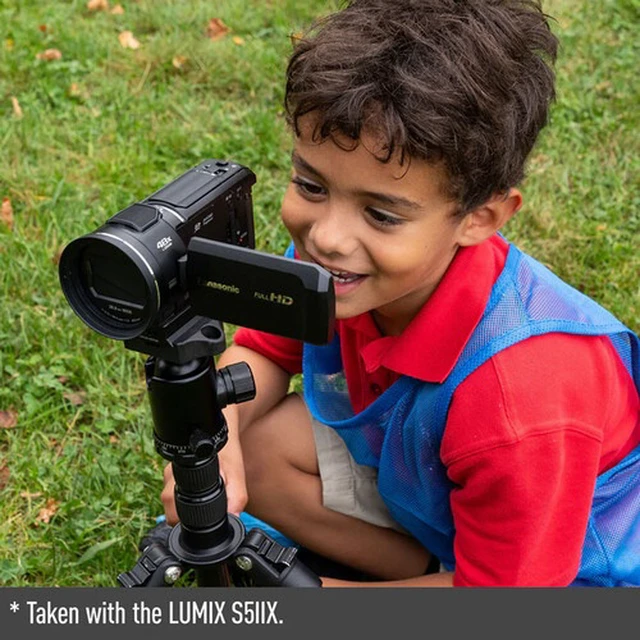 Alt view image 6 of 7 - Panasonic HC-V900 Lightweight Full HD Camcorder with 24x Zoom + 128GB Memory Card + More