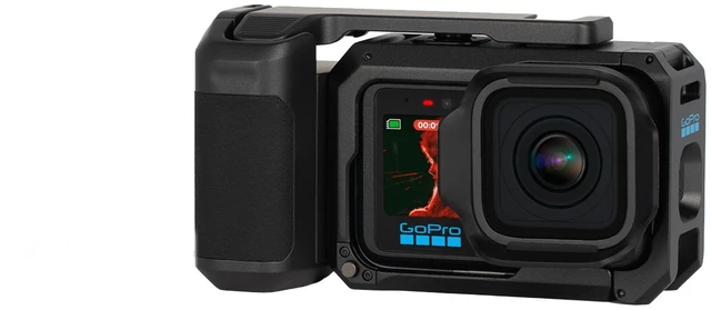 Main image of GoPro Mission 1 PRO Grip Edition - Includes Mission 1 PRO Camera, Point-and-Shoot Grip, One Enduro 2 Rechargeable Battery, Removeable Lens Hood, Carrying Case