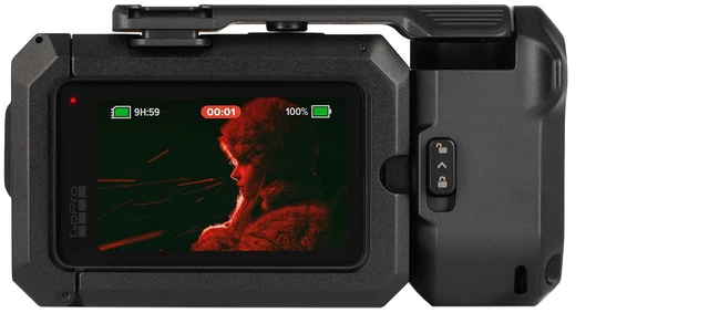 Alt view image 4 of 7 - GoPro Mission 1 PRO Grip Edition - Includes Mission 1 PRO Camera, Point-and-Shoot Grip, One Enduro 2 Rechargeable Battery, Removeable Lens Hood, Carrying Case