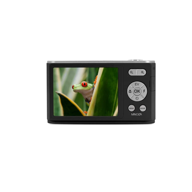 Alt view image 12 of 12 - Minolta MNZ6E 64MP 4K Ultra HD Wi-Fi Dual LCD Screen Digital Camera - Black