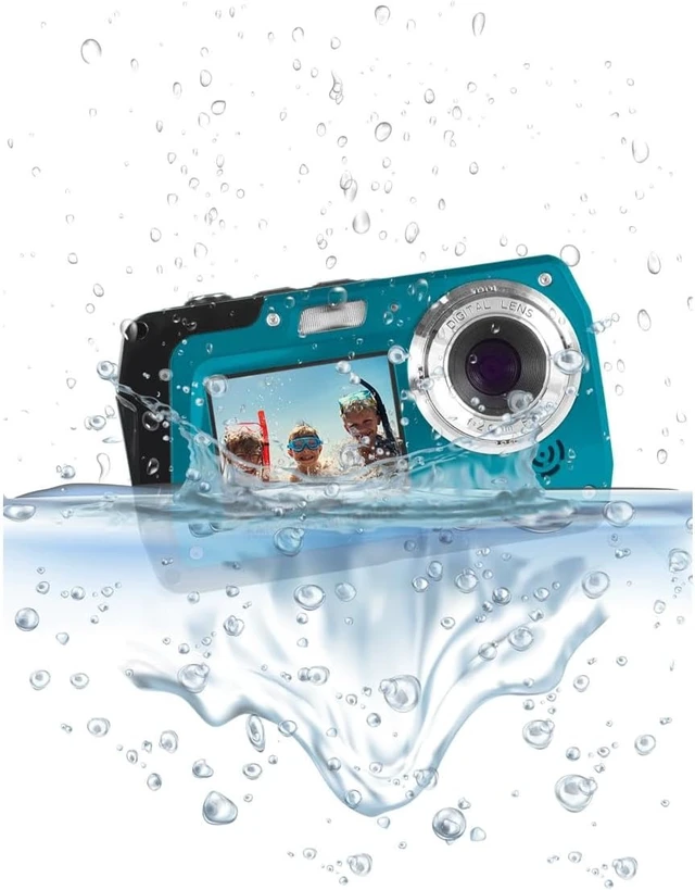 Alt view image 6 of 6 - Minolta 48 MP Dual Screen Waterproof Digital Camera MN40WP