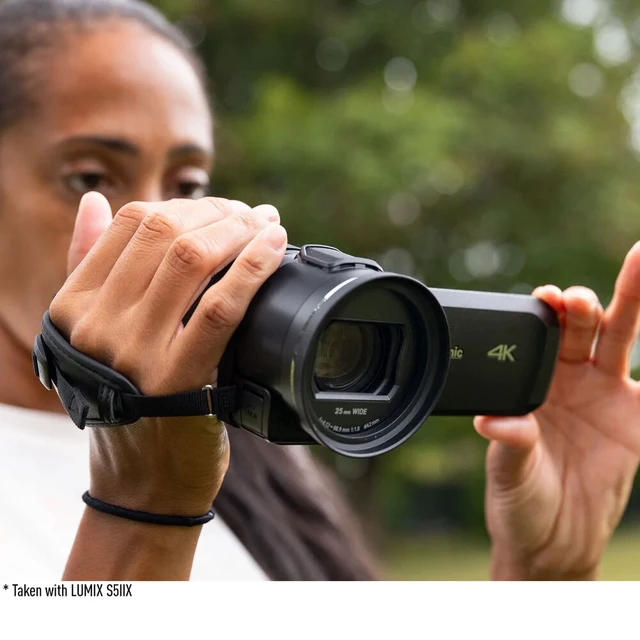 Alt view image 6 of 7 - Panasonic HC-VX3 UHD 4K Lightweight Camcorder with 24x Zoom + 128GB Memory Card + More