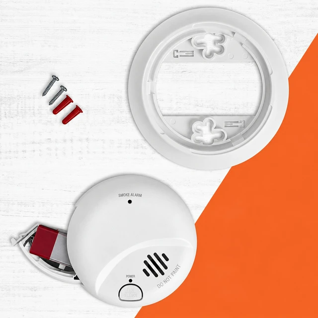 Alt view image 3 of 6 - First Alert Combination Smoke & Carbon Monoxide Alarm, Battery Operated Detector with Test & Silence Button, SMICO100, 3-Pack