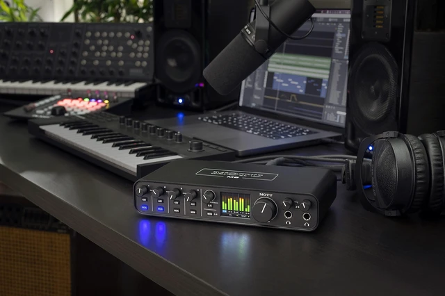 Alt view image 5 of 13 - MOTU M6 6x4 USB-C Audio Interface with Studio-Quality Sound