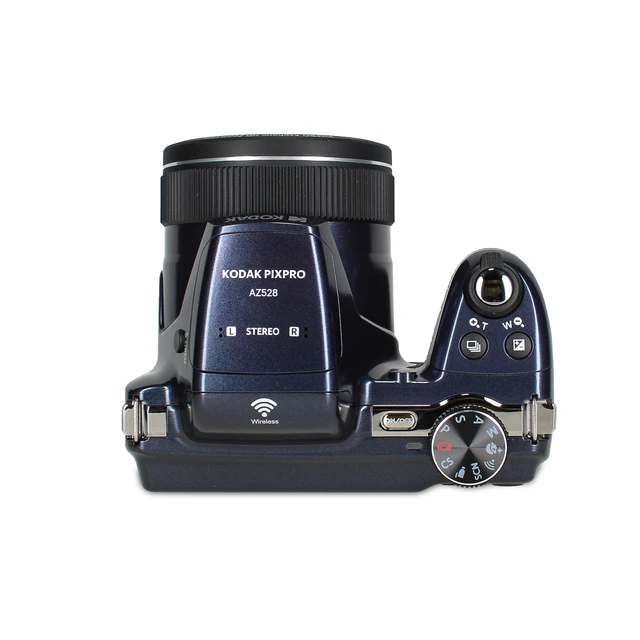 Alt view image 5 of 6 - Kodak Pixpro AZ528 Digital Camera in Blue (AZ528MB) Bundle with Accessories