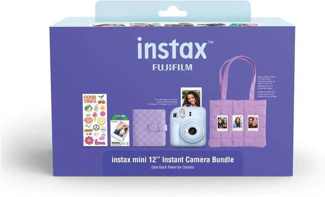 Alt view image 5 of 13 - FUJIFILM Instax Mini Blue Holiday Bundle 2025