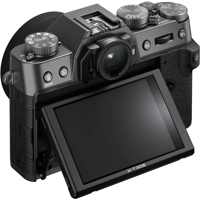 Alt view image 7 of 7 - FUJIFILM X-T30 III Mirrorless Camera with 13-33mm f/3.5-6.3 Lens (Charcoal Silver) Bundle With 64GB Memory Card
