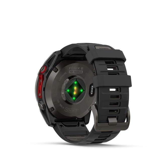 Alt view image 4 of 4 - Garmin fnix 8 Pro - 51 mm, MicroLED, Sapphire, Carbon Gray DLC Titanium with Black/Pebble Gray