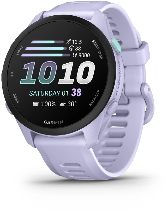 Alt view image 2 of 7 - Garmin Forerunner 70 GPS Running Smart watch (Cool Lavender) Bundle