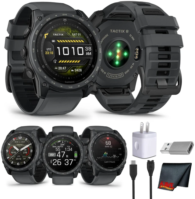 Main image of Garmin Tactix 8 Cerakote - AMOLED - Slate Gray