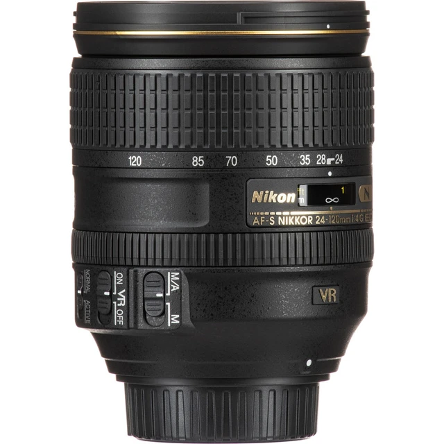 Alt view image 5 of 7 - Nikon AF-S NIKKOR 24-120mm f/4G ED VR Lens (2193) + Filter Kit + Cap Keeper - Bundle