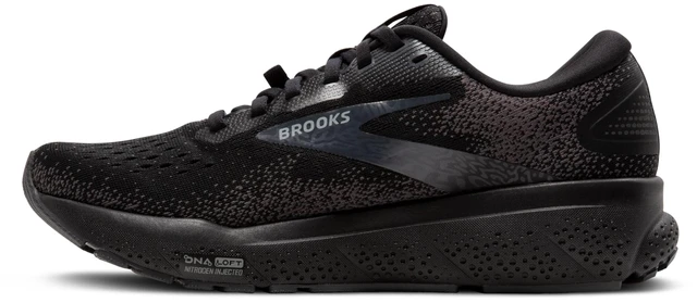 Alt view image 5 of 5 - Brooks Women's Ghost 16 GTX Waterproof Neutral Running Shoe - Black/Black/Ebony - 7 Medium