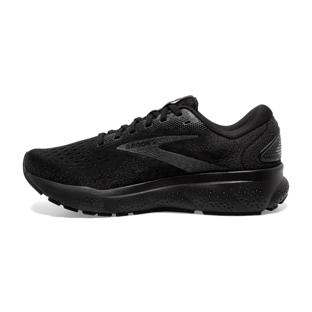 Alt view image 6 of 6 - Brooks Womens Ghost 16 Neutral Running Shoe - Black/Black/Ebony - 8 Narrow