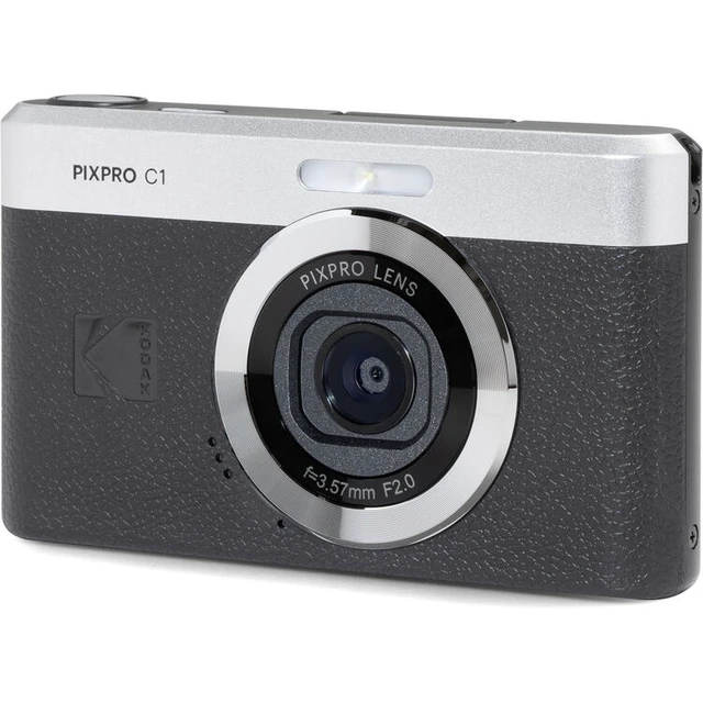 Alt view image 4 of 7 - Kodak PIXPRO C1 Digital Camera (Black) 13MP Compact Camera + More