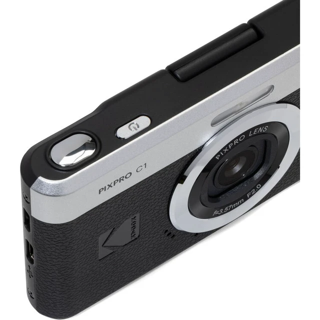 Alt view image 6 of 7 - Kodak PIXPRO C1 Digital Camera (Black) 13MP Compact Camera + More