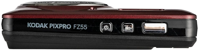 Alt view image 6 of 7 - Kodak PIXPRO FZ55 Digital Camera (Red) (FZ55RD) + 32GB Card + Case + Cleaning Cloth