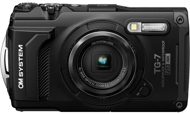 Alt view image 2 of 7 - OM SYSTEM Tough TG-7 Digital Camera Bundle (Black) + 64GB Card + Case + Battery