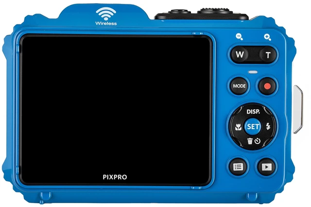 Alt view image 4 of 7 - Kodak PIXPRO WPZ2 Digital Camera (Blue) (WPZ2BL) + 32GB Card + Case + Cleaning Cloth