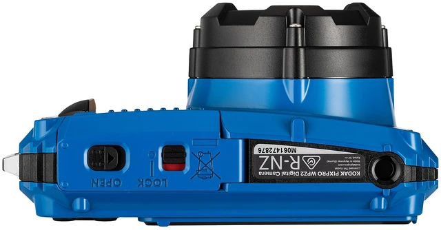 Alt view image 6 of 7 - Kodak PIXPRO WPZ2 Digital Camera (Blue) (WPZ2BL) + 32GB Card + Case + Cleaning Cloth