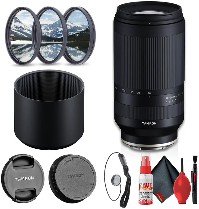 Main image of Tamron 70-300mm f/4.5-6.3 Di III RXD Lens for Sony E Bundle