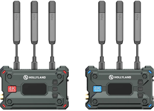 Alt view image 2 of 7 - Hollyland Pyro S 4K HDMI SDI Wireless Video Transmission Bundle