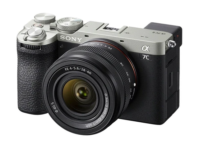 Alt view image 13 of 13 - Sony Alpha a7C II Mirrorless Camera with FE 28-60mm f/4-5.6 Lens, Silver
