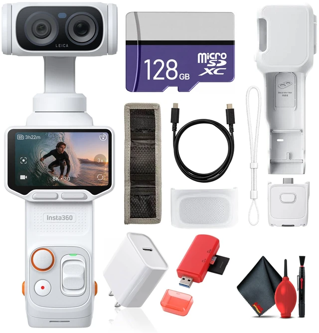 Main image of Insta360 Luna Ultra Standard Combo 8K30 AI Gimbal Camera Bundle
