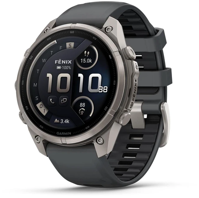 Main image of Garmin fnix® 9 Pro, inReach®, Titanium, 47mm, Graphite/Black