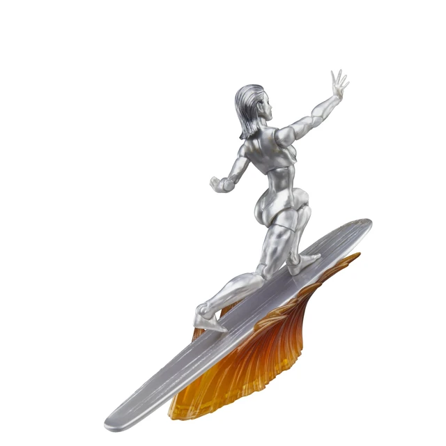 Alt view image 4 of 5 - Marvel Legends Series Silver Surfer, The Fantastic Four: First Steps Movie Collectible 6 Inch Action Figure Toy