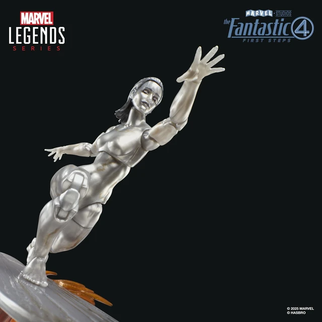 Alt view image 5 of 5 - Marvel Legends Series Silver Surfer, The Fantastic Four: First Steps Movie Collectible 6 Inch Action Figure Toy