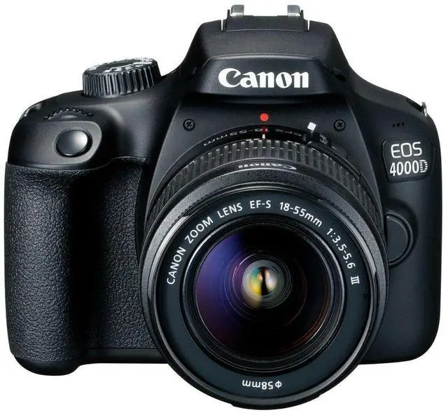 Main image of Canon EOS 4000D DSLR Camera EF-S 18-55 mm f/3.5-5.6 III Lens (International Model)