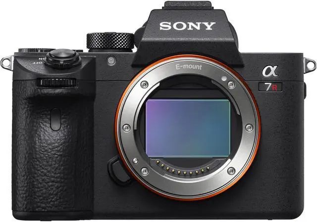 Alt view image 2 of 8 - Sony Alpha a7R III Mirrorless Digital Camera (Body Only) Bundle with 64GB Memory Card + LED Light + Spare Battery + LCD Screen Protectors + Carrying Case + More