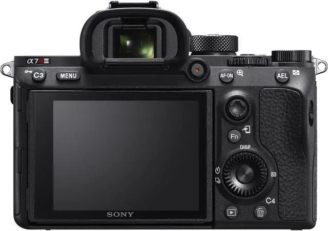 Alt view image 3 of 8 - Sony Alpha a7R III Mirrorless Digital Camera (Body Only) Bundle with 64GB Memory Card + LED Light + Spare Battery + LCD Screen Protectors + Carrying Case + More
