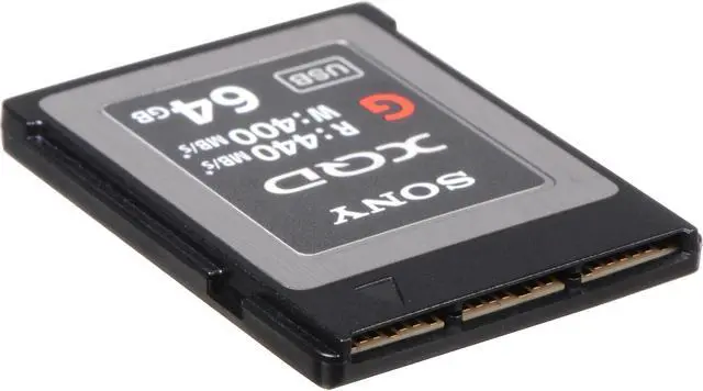 Alt view image 10 of 20 - Sony G Series 64GB XQD Memory Card, 400MB/s Write Speed, 440MB/s Read Speed