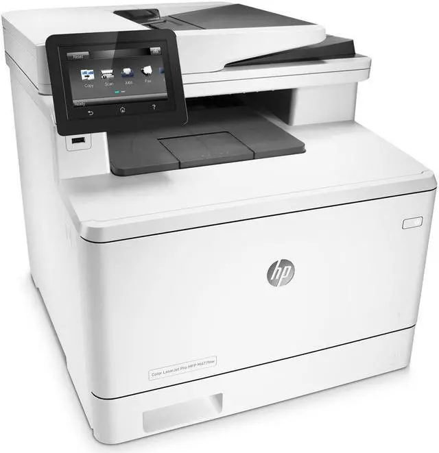 Alt view image 3 of 5 - HP Color LaserJet Pro M477fnw Wireless Color Laser Printer Multifunction Bundle with 1 Year Extended Warranty + Surge Protector