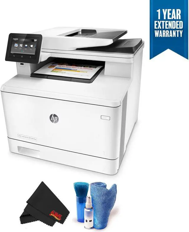 Alt view image 4 of 5 - HP Color LaserJet Pro M477fnw Wireless Color Laser Printer Multifunction Bundle with 1 Year Extended Warranty