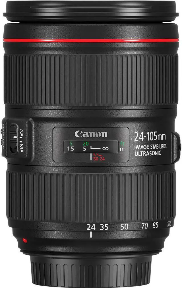 Alt view image 7 of 10 - Canon EF 1380C002 24-105 mm Zoom Lens For DSLR Camera - Black