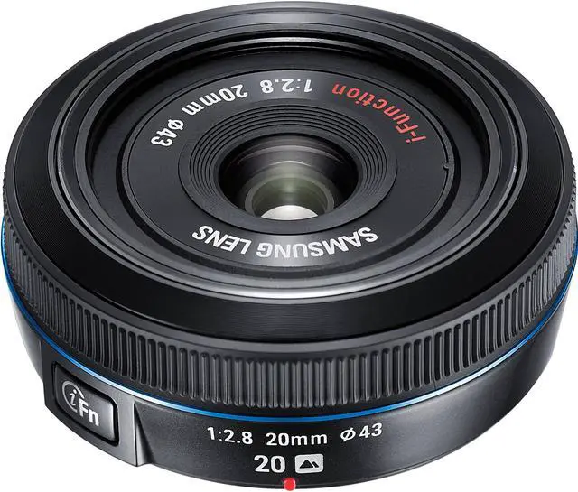 Main image of Samsung 20mm f/2.8 Pancake Lens for NX10 / NX100 (Black)