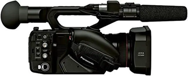 Alt view image 2 of 3 - Panasonic AG-UX180 4K Premium Professional Camcorder (Intl Model) Movie Maker Bundle