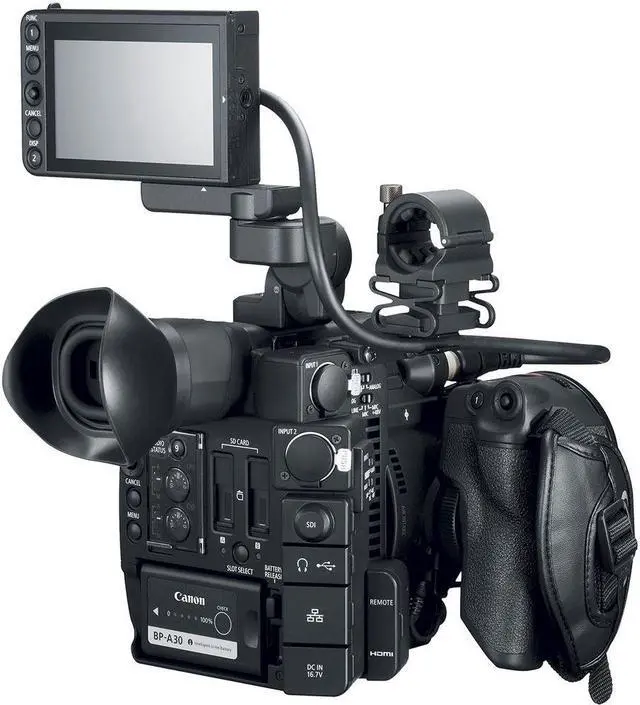 Alt view image 4 of 4 - Canon EOS C200 Cinema Camera 2215C002 & 24-70mm f/2.8L II USM Lens with Memory Card, Case, Tripod - Starter Bundle
