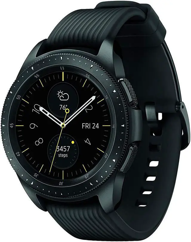 Alt view image 2 of 12 - Samsung Galaxy Watch (42mm) Midnight Black (Bluetooth) â€“ US Version with Warranty