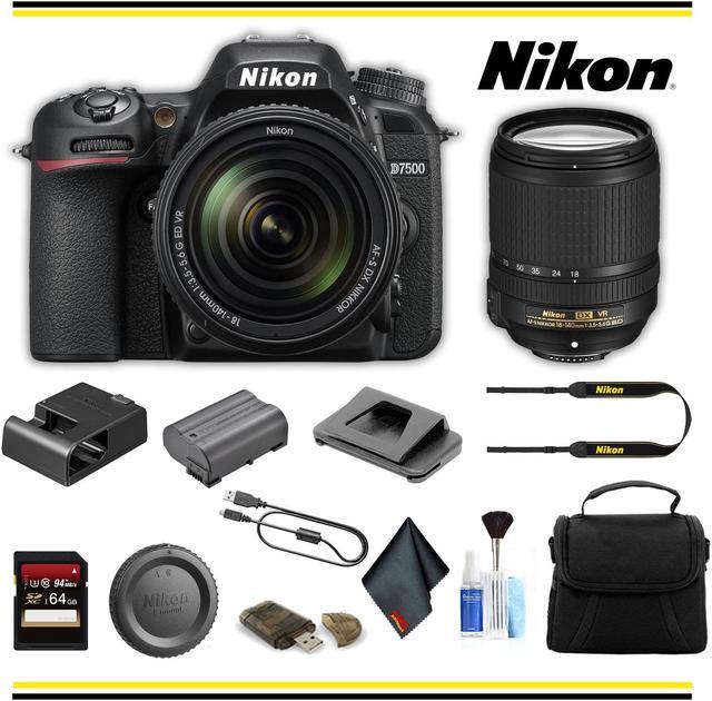 Nikon D7500 DSLR Camera with 18-140mm Lens Starter Bundle - (Intl