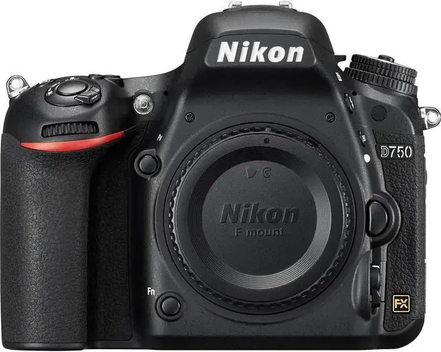 Alt view image 2 of 6 - Nikon D750 DSLR Camera Advanced Bundle W/ Bag, Extra Battery, LED Light, Mic, and More - (Intl Model)