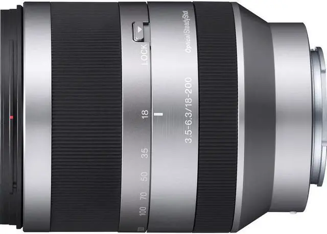 Alt view image 5 of 8 - Sony Alpha SEL18200 E-mount 18 - 200 mm F3.5 - 6.3 OSS Lens (Silver)