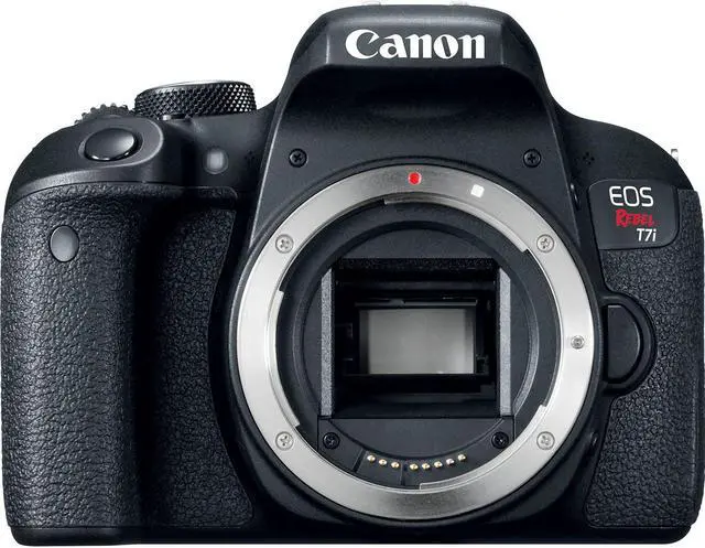 Alt view image 3 of 9 - Canon EOS Rebel T7i 24.2 Megapixel Digital SLR Camera Body Only - 3" Touchscreen LCD - 16:9 - Digital (IS) - E-TTL II - 6000 x 4000 Image - 1920 x 1080 Video - HDMI - PictBridge - HD Movie Mode - ...
