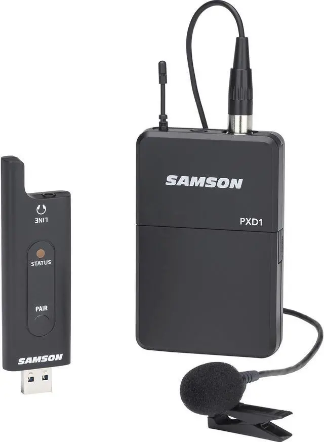 Alt view image 6 of 20 - Samson XPD2 Lavalier USB Digital Wireless System